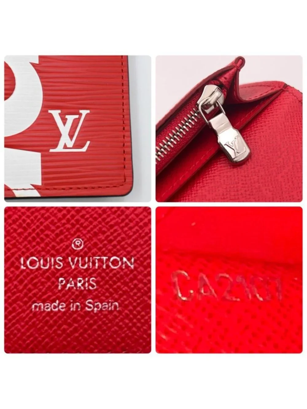 Louis Vuitton Epi Portefeuille Brazza Supreme Wallet